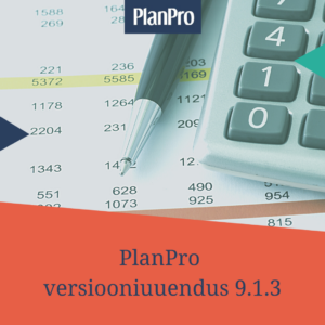 PlanPro versiooniuuendus 9.1.3