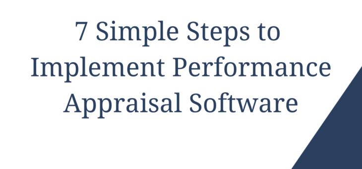Performance Appraisal Software: 7 Simple Steps to Implementation PlanPro