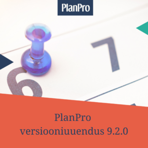 PlanPro versiooniuuendus 9.2.0
